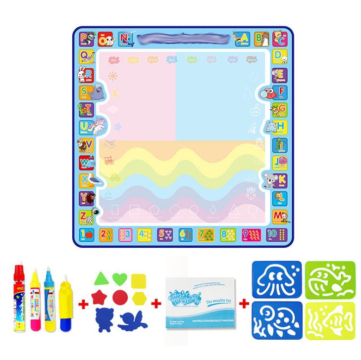 100x100cm Magic Water Drawing Mat Doodle Mat Painting Board Educational Toys for Kids 1 set
100x100cm Magic Water Drawing Mat Doodle Mat Painting Board Educational Toys for Kids 1 set