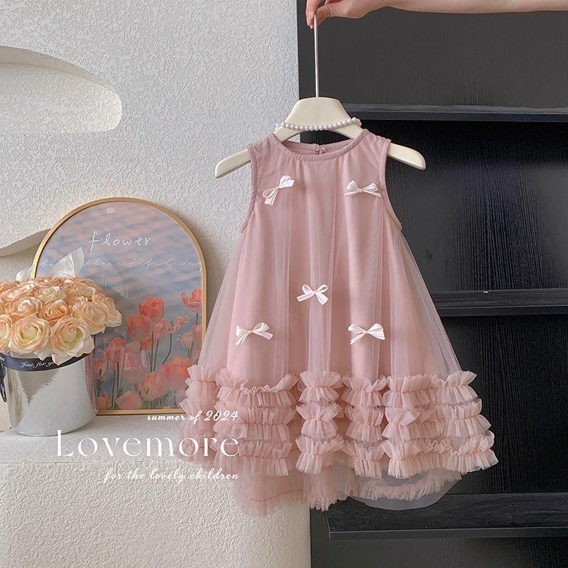 Летняя юбка-сетка с бантом в корейском стиле для девочки 2024 Новое платье в западном стиле для девочки Летнее формальное платье на день рождения Pink 90cm
Летняя юбка-сетка с бантом в корейском стиле для девочки 2024 Новое платье в западном стиле для девочки Летнее формальное платье на день рождения Pink 90cm