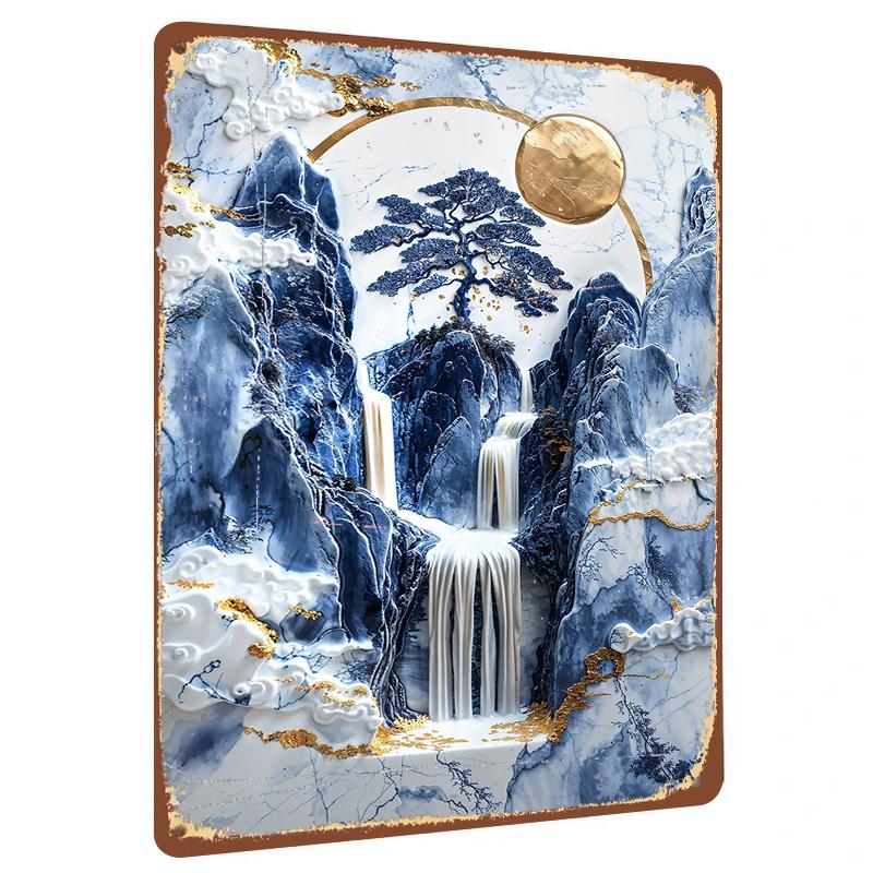 Chinese Style Relief Landscape Metal Wall Art Zen Home Decor for Living Room 20x30cm(7.8x11.8inch)
Chinese Style Relief Landscape Metal Wall Art Zen Home Decor for Living Room 20x30cm(7.8x11.8inch)