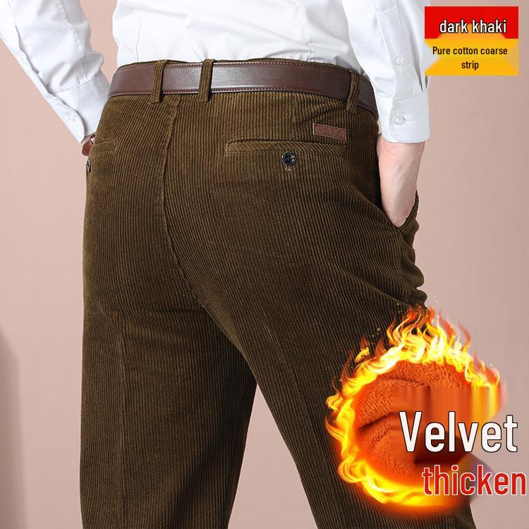 Чоловічі осінньо-зимові вельветові штани широкого рубчика: Двобортні, Вільного крою, Теплі, Товсті, З плюшевою підкладкою, Прямі штанини, Чиста бавовна, Для середнього віку. 31 (waist 24 inches)
Чоловічі осінньо-зимові вельветові штани широкого рубчика: Двобортні, Вільного крою, Теплі, Товсті, З плюшевою підкладкою, Прямі штанини, Чиста бавовна, Для середнього віку. 31 (waist 24 inches)