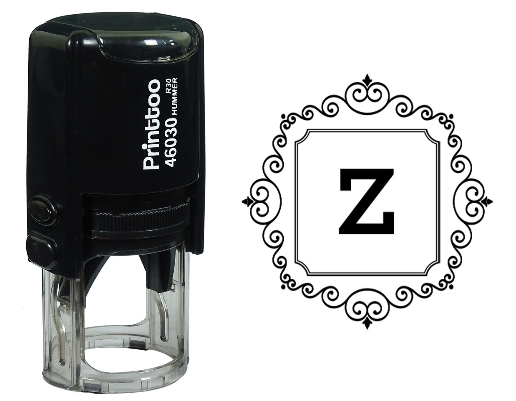 Printtoo Square Swirl Border Alphabet Z Monogram Initial Self Inking Rubber Stamp Office 30 mm Diameter (Approx) фиолетовый
Printtoo Square Swirl Border Alphabet Z Monogram Initial Self Inking Rubber Stamp Office 30 mm Diameter (Approx) фиолетовый
