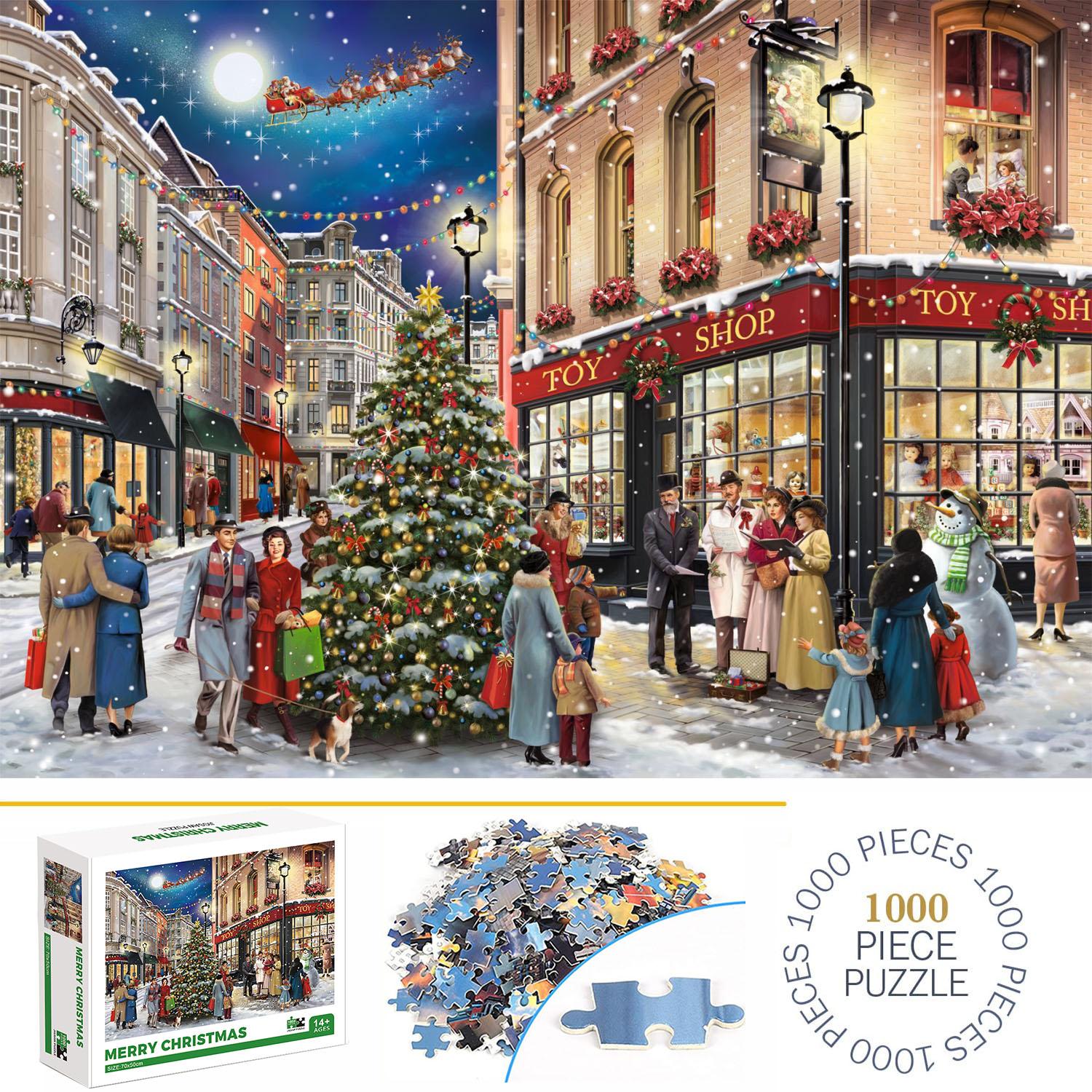 1000 Pieces Merry Christmas Jigsaw Puzzles for Adults Home Decor Games Family Fun Floor Puzzles Educational Toys for Kids
1000 Pieces Merry Christmas Jigsaw Puzzles for Adults Home Decor Games Family Fun Floor Puzzles Educational Toys for Kids