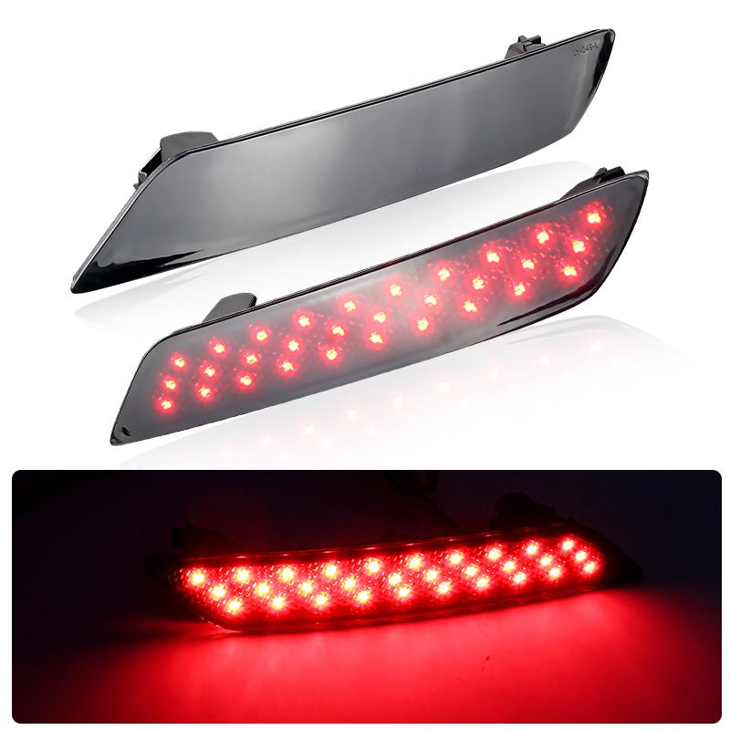 2pcs Red LED Bumper Reflector Lights For 2013-2015 Honda Civic Sedan /4DR Only Rear Fog Lamps Tail Turn Signal Light Accessories
2pcs Red LED Bumper Reflector Lights For 2013-2015 Honda Civic Sedan /4DR Only Rear Fog Lamps Tail Turn Signal Light Accessories