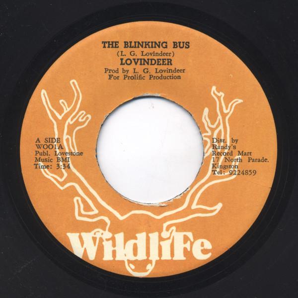 7inch Record LLOYD LOVINDEER The Blinking Bus W001 Wildlife Jamaica Reggae Ska Dub Used
7inch Record LLOYD LOVINDEER The Blinking Bus W001 Wildlife Jamaica Reggae Ska Dub Used