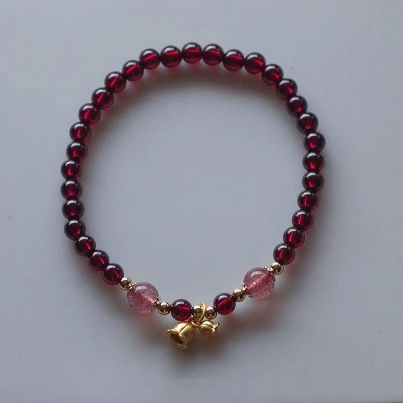 Lustrous Flower Red Beaded Bracelet Calabash Delicate Lucky Pendant Bracelet Hand Jewelry Wrist Adornment Beads Bangles Lady червоний
Lustrous Flower Red Beaded Bracelet Calabash Delicate Lucky Pendant Bracelet Hand Jewelry Wrist Adornment Beads Bangles Lady червоний