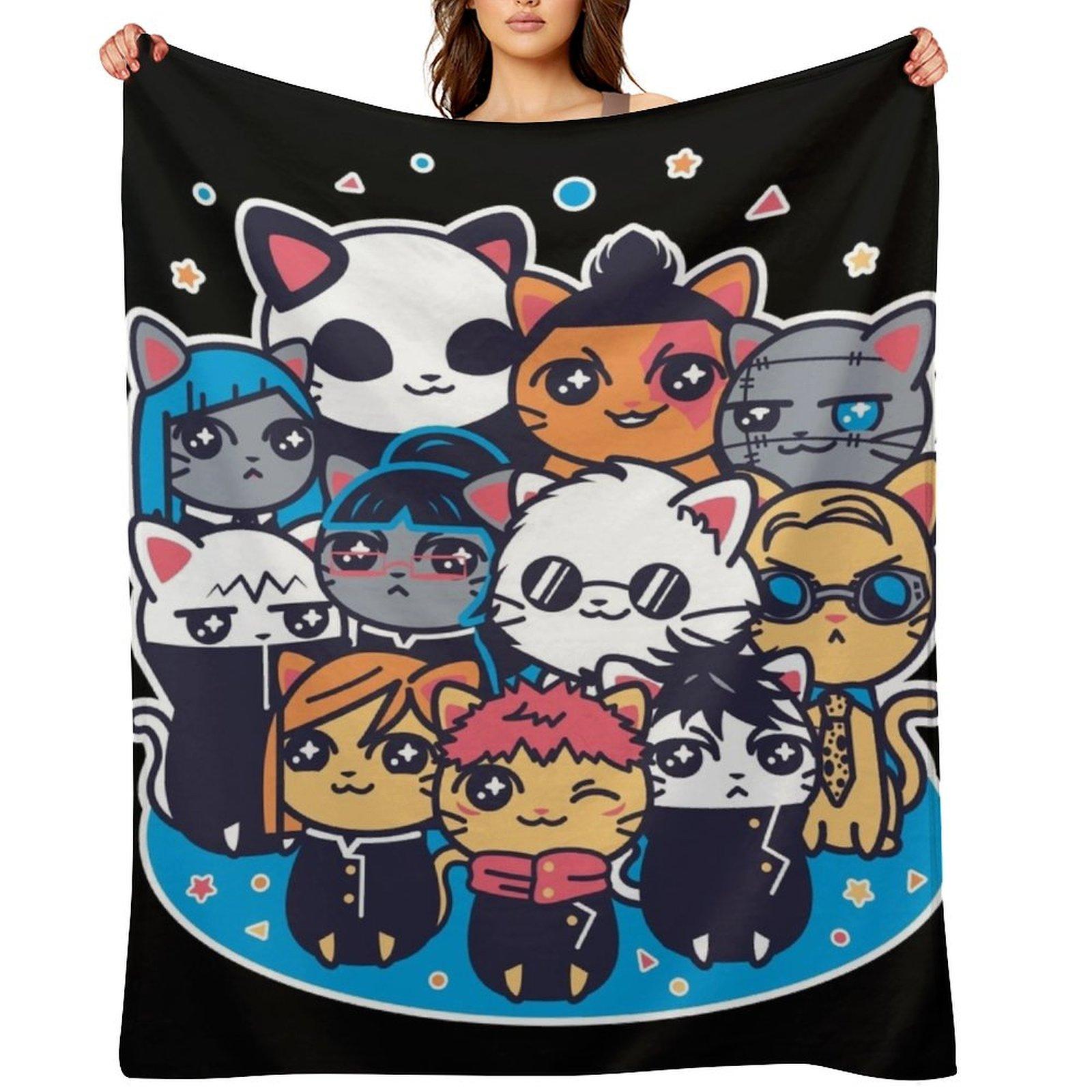 Jujutsu Cat-isen Throw Blanket Blankets For Baby Plaid on the sofa warm winter Luxury Brand Blankets 30x40in
Jujutsu Cat-isen Throw Blanket Blankets For Baby Plaid on the sofa warm winter Luxury Brand Blankets 30x40in