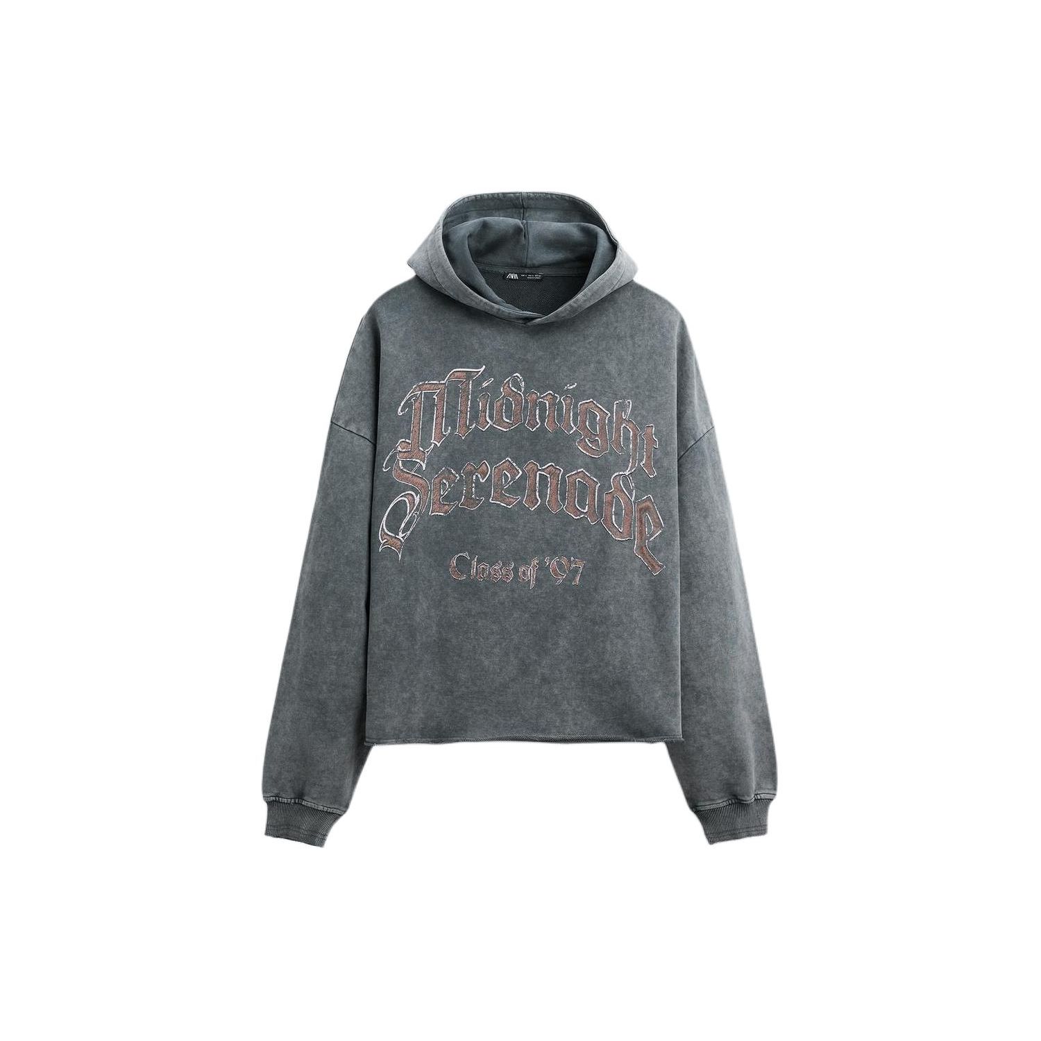 Zara Printed Letter Washed Hoodie Long Sleeve Sweatshirt Men sweatshirt Light-Gray 1930408-811 L
Zara Printed Letter Washed Hoodie Long Sleeve Sweatshirt Men sweatshirt Light-Gray 1930408-811 L