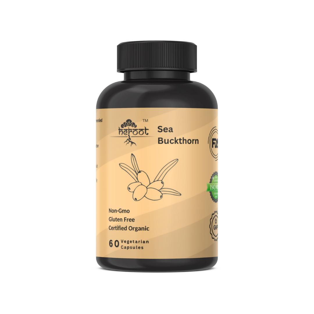 Heroot Sea buckthorn 500 мг 60 капсул з багатими поживними речовинами, антиоксидантними властивостями Pack of 60 capsules
Heroot Sea buckthorn 500 мг 60 капсул з багатими поживними речовинами, антиоксидантними властивостями Pack of 60 capsules