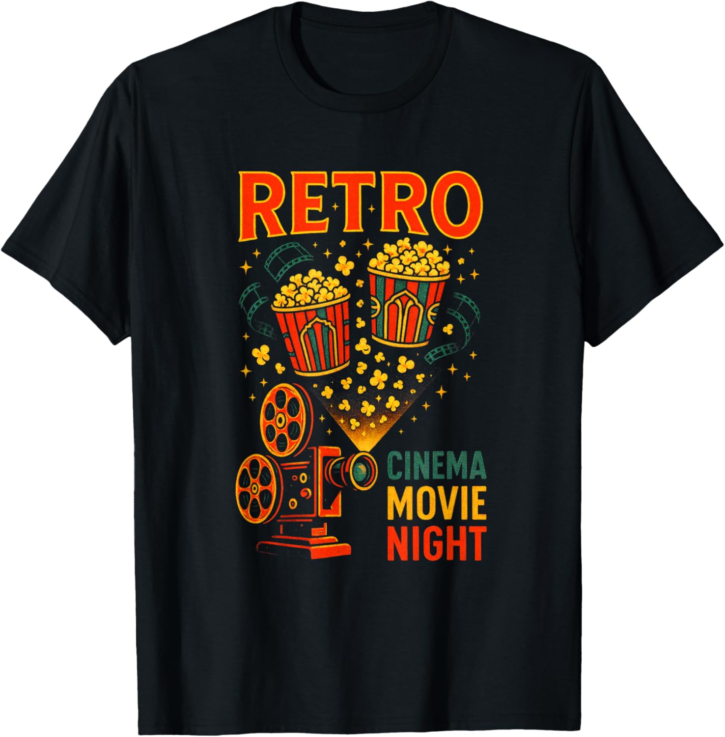 Retro - Vintage Movie Night Cinema Popcorn T-Shirt 5XL різнокольоровий
Retro - Vintage Movie Night Cinema Popcorn T-Shirt 5XL різнокольоровий