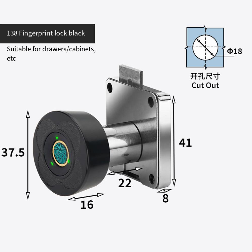 Fingerprint induction lock for mailbox and drawer cabinets zinc alloy build for reliable security in offices and homes чорний
Fingerprint induction lock for mailbox and drawer cabinets zinc alloy build for reliable security in offices and homes чорний