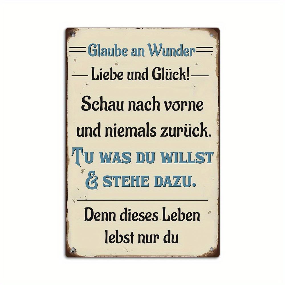 Heritage Design, Believe in Miracles, Love & Happiness,German Metal Tin Sign | Inspirational Wall Art for Home & Farmhouse Decor 20x30cm(7.8x11.8inch)
Heritage Design, Believe in Miracles, Love & Happiness,German Metal Tin Sign | Inspirational Wall Art for Home & Farmhouse Decor 20x30cm(7.8x11.8inch)
