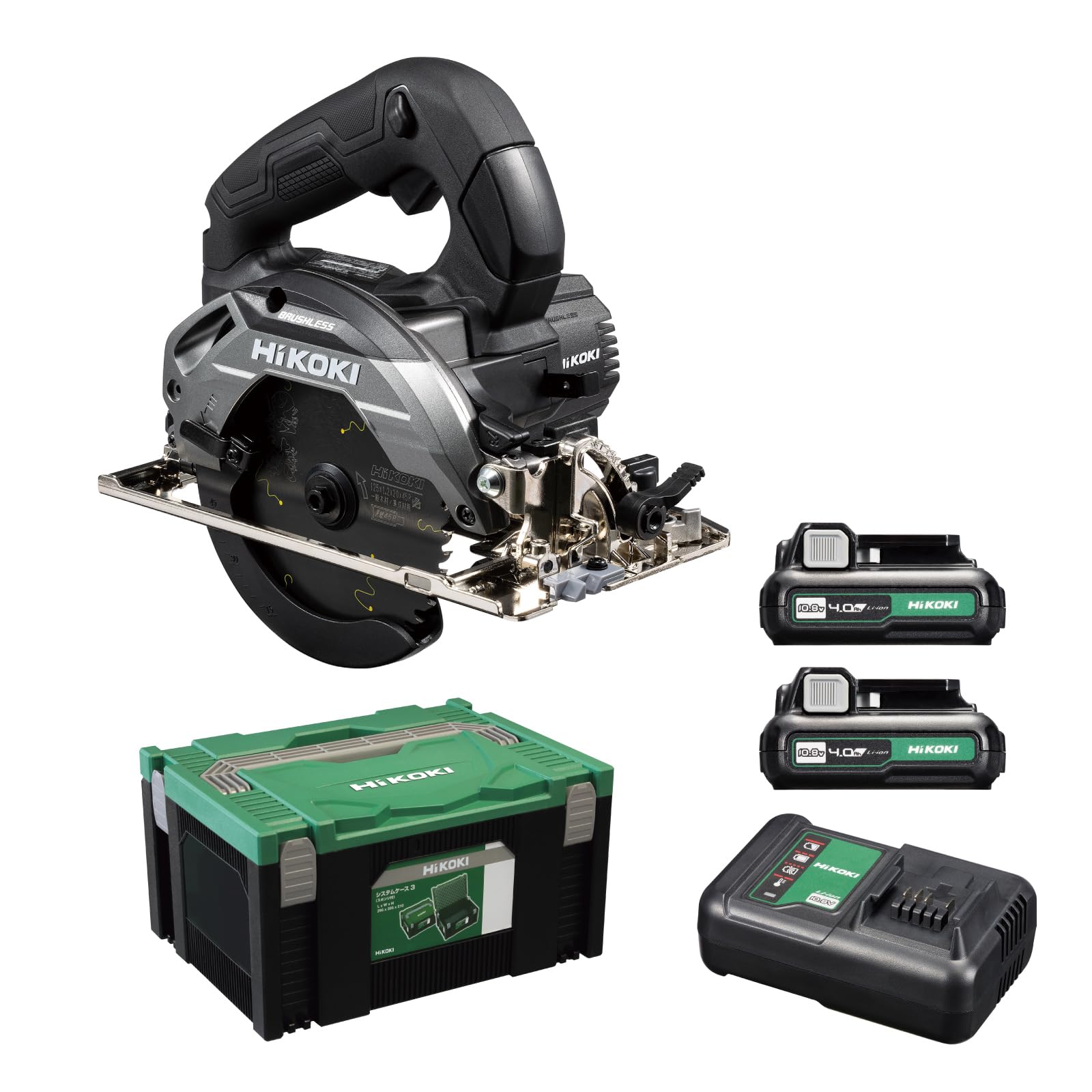 HiKOKI Rechargeable Circular Saw C1205DA 125mm Strong Black Lightweight Comes with 2 and case 10.8V 2.2kg batteries, charger, C1205DA(2LSBP)
HiKOKI Rechargeable Circular Saw C1205DA 125mm Strong Black Lightweight Comes with 2 and case 10.8V 2.2kg batteries, charger, C1205DA(2LSBP)