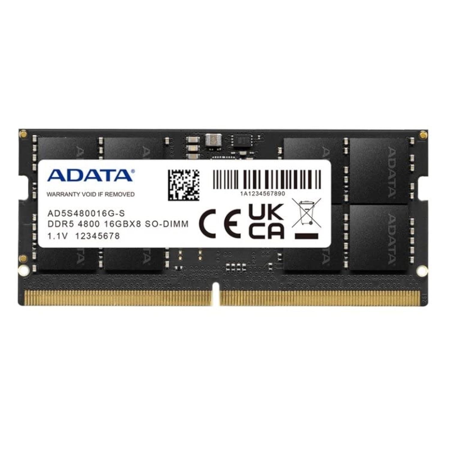XPG Hunter DDR5 16GB 4800MHz SODIMM 262-pin Memory RAM Single (AD5S480016G-S)
XPG Hunter DDR5 16GB 4800MHz SODIMM 262-pin Memory RAM Single (AD5S480016G-S)