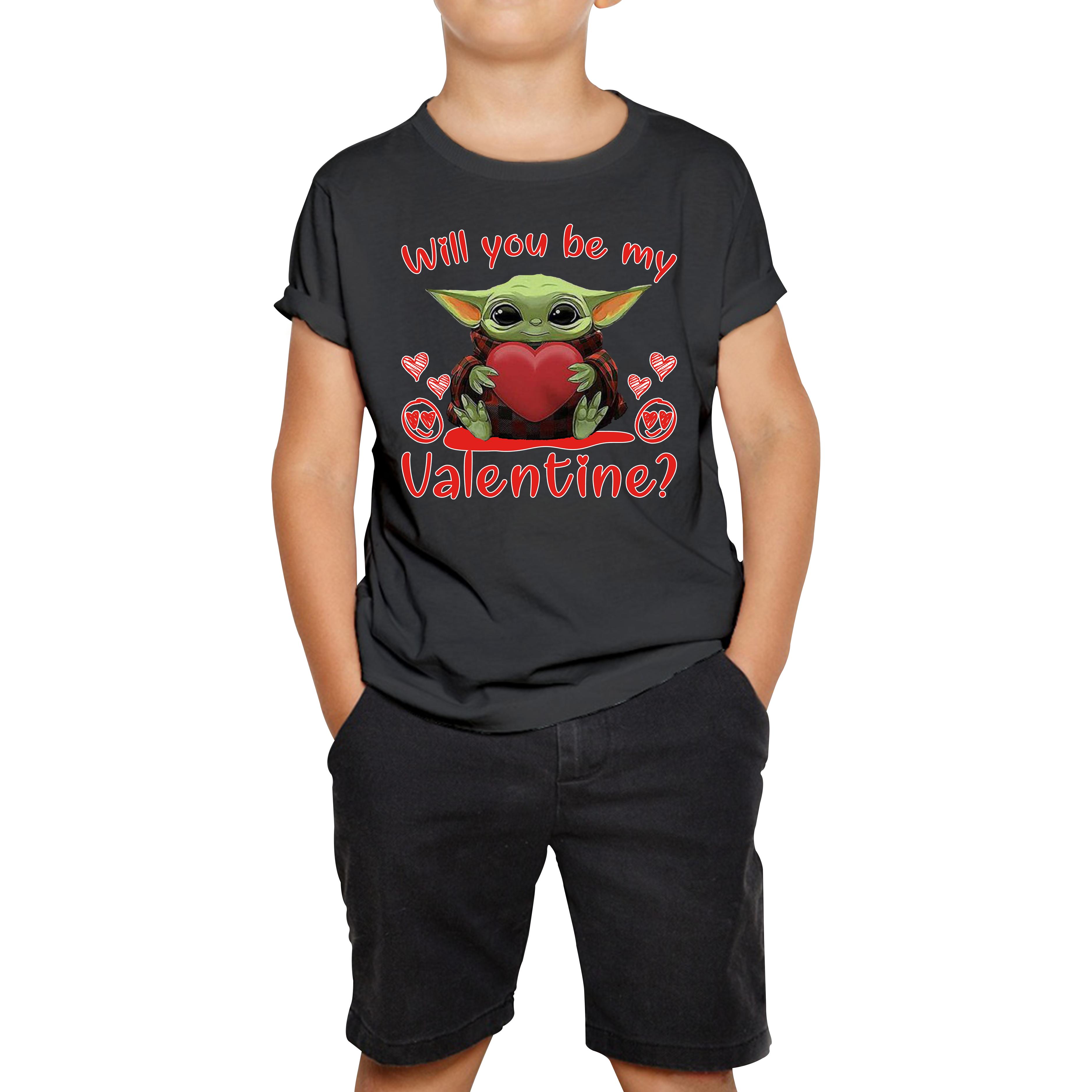 Baby Yoda Will You Be My Valentine Kids T Shirt 100
Baby Yoda Will You Be My Valentine Kids T Shirt 100