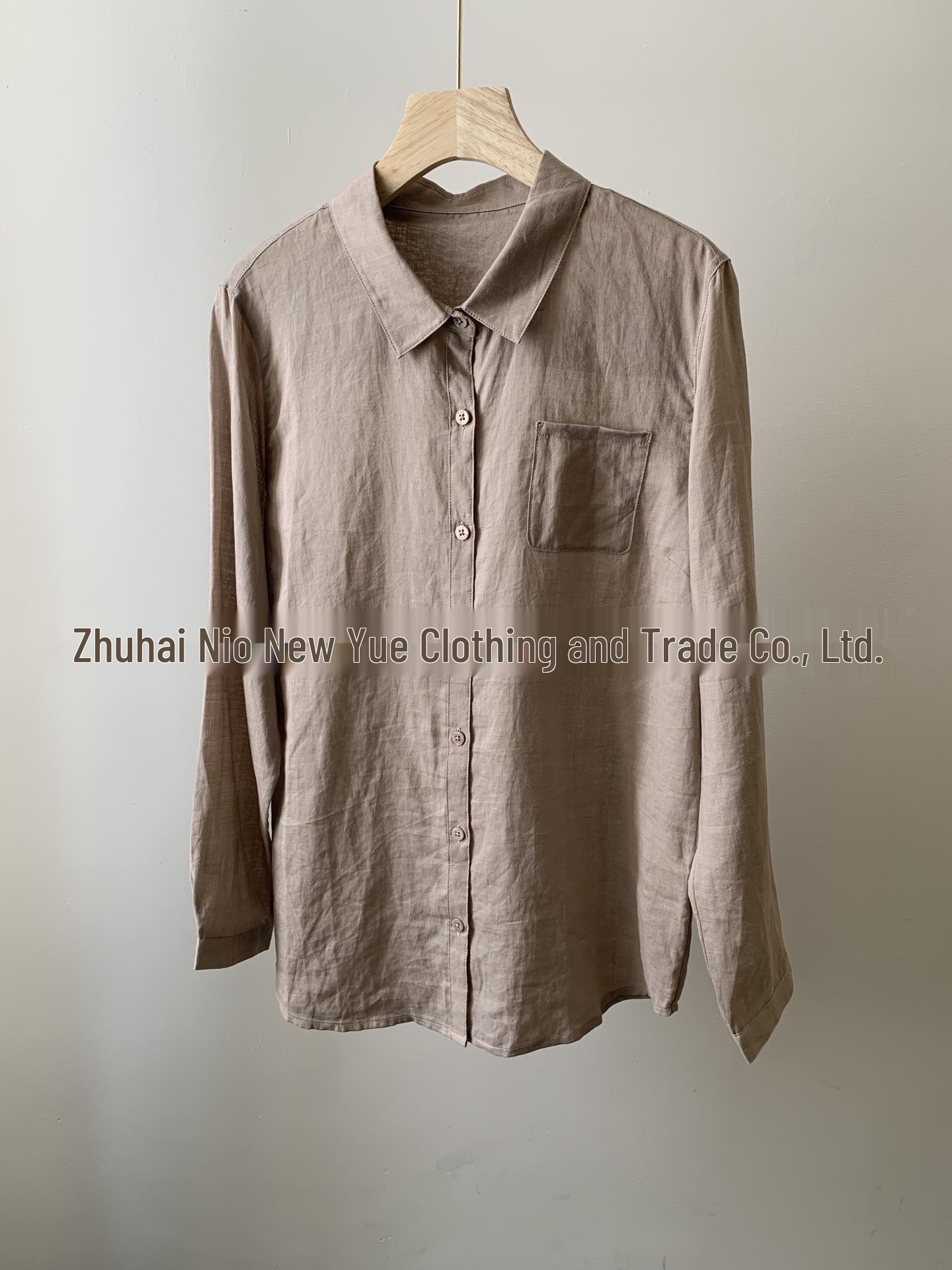 Women s Sheer Linen Pocket Shirt - Spring/Summer Style (CS9403) by A Little Blue Extra Large хакі
Women s Sheer Linen Pocket Shirt - Spring/Summer Style (CS9403) by A Little Blue Extra Large хакі
