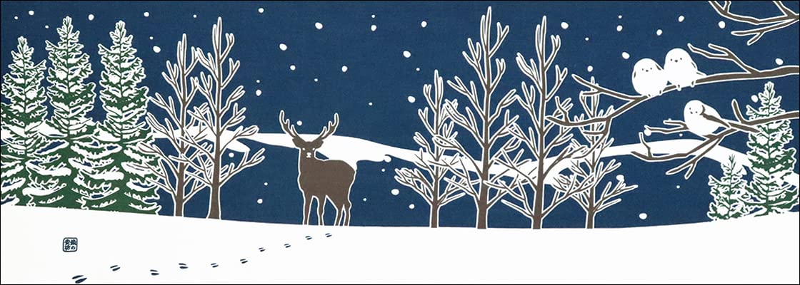 Dyeing Anbo Hand Towel Season Authentic Dyed Cotton Tokuoka Made in Japan 35cm x 100cm Snowy Night 100%
Dyeing Anbo Hand Towel Season Authentic Dyed Cotton Tokuoka Made in Japan 35cm x 100cm Snowy Night 100%