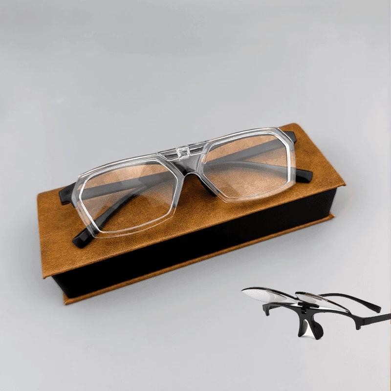 Новые откидные очки для чтения Высокая четкость Защита глаз Для ходьбы и вождения Очки для близи и дали Пресбиопические очки 3.5
Новые откидные очки для чтения Высокая четкость Защита глаз Для ходьбы и вождения Очки для близи и дали Пресбиопические очки 3.5