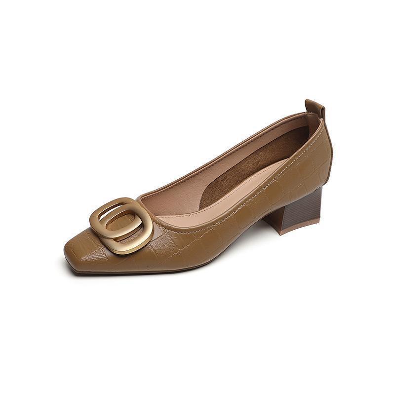 Туфли на высоком каблуке с французской квадратной головкой, женские, весна и осень 2025, новые профессиональные рабочие туфли, темпераментные туфли в стиле феи, женские туфли на толстом каблуке 40 светло-коричневого
Туфли на высоком каблуке с французской квадратной головкой, женские, весна и осень 2025, новые профессиональные рабочие туфли, темпераментные туфли в стиле феи, женские туфли на толстом каблуке 40 светло-коричневого
