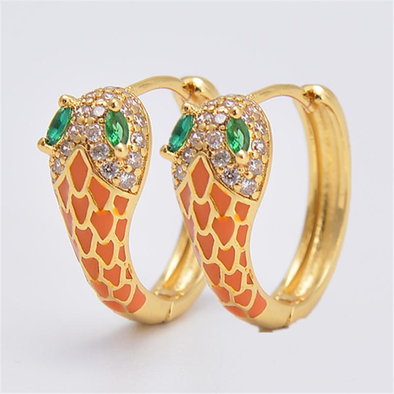 HECHENG, Snake Hoop earrings Creative Enamel cubic zirconia Women earrings snake small hoop earrings Zircon wholesale оранжевый
HECHENG, Snake Hoop earrings Creative Enamel cubic zirconia Women earrings snake small hoop earrings Zircon wholesale оранжевый