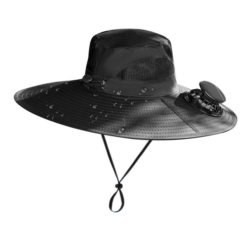 Solar Fan Hat UPF 50 Bucket Beach Hat With Solar Fan UV-Blocking Fishing Sunhat For Traveling Farming Hiking
Solar Fan Hat UPF 50 Bucket Beach Hat With Solar Fan UV-Blocking Fishing Sunhat For Traveling Farming Hiking