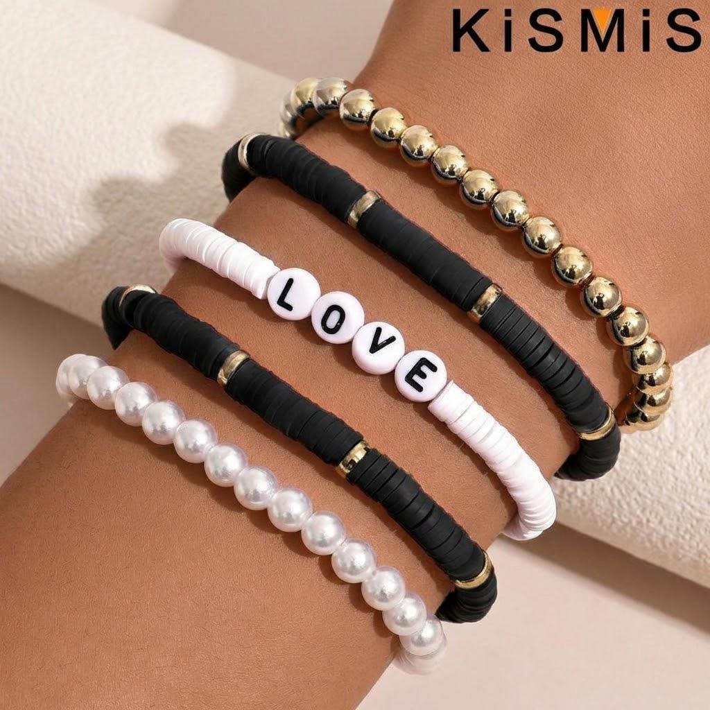 5pcs Colorful Clay Bracelets for Women Boho Style Elastic Soft Pottery Beach Charm Jewelry Accessories чёрный
5pcs Colorful Clay Bracelets for Women Boho Style Elastic Soft Pottery Beach Charm Jewelry Accessories чёрный
