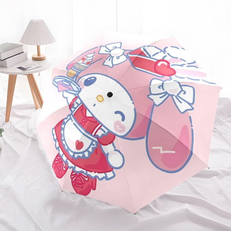 1pc My Melody Maid Outfit with Ice Cream Cone - Automatic Opening Umbrella, Portable Tri-Fold Design, 8-Bone Iron Frame, Outdoor Umbrella, Festival Gi
1pc My Melody Maid Outfit with Ice Cream Cone - Automatic Opening Umbrella, Portable Tri-Fold Design, 8-Bone Iron Frame, Outdoor Umbrella, Festival Gi