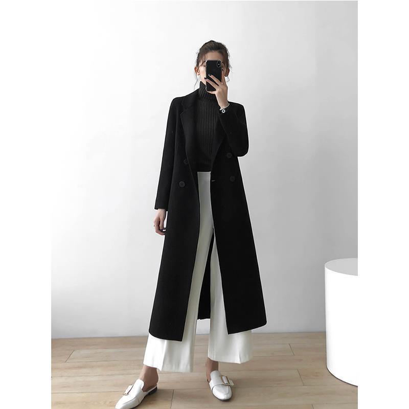 Women s Mid-Length Black Wool Coat - 2023 Autumn/Winter Thickened Slimming Versatile Korean Style Overcoat M
Women s Mid-Length Black Wool Coat - 2023 Autumn/Winter Thickened Slimming Versatile Korean Style Overcoat M