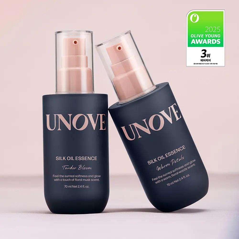 UNOVE Silk Oil Hair Essence 70ml × 2 Lightweight Nourishing Hair Oil Tender Bloom+Warm Petal
UNOVE Silk Oil Hair Essence 70ml × 2 Lightweight Nourishing Hair Oil Tender Bloom+Warm Petal