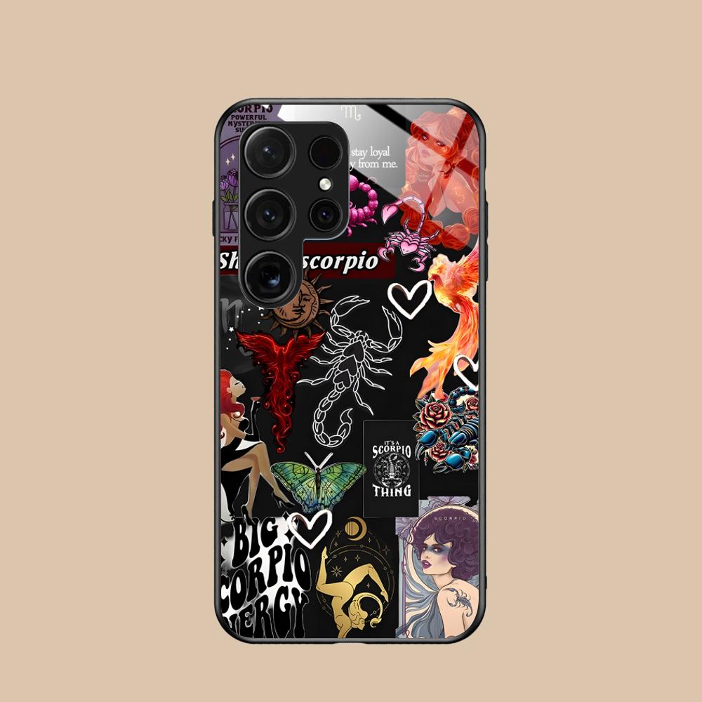 Zodiac Sign Scorpio Phone Case for Samsung Galaxy S26 S25 S24 S23 S22 S21 S20 Note20 Plus FE Ultra Glass Protective Cover Galaxy S24 Ultra
Zodiac Sign Scorpio Phone Case for Samsung Galaxy S26 S25 S24 S23 S22 S21 S20 Note20 Plus FE Ultra Glass Protective Cover Galaxy S24 Ultra