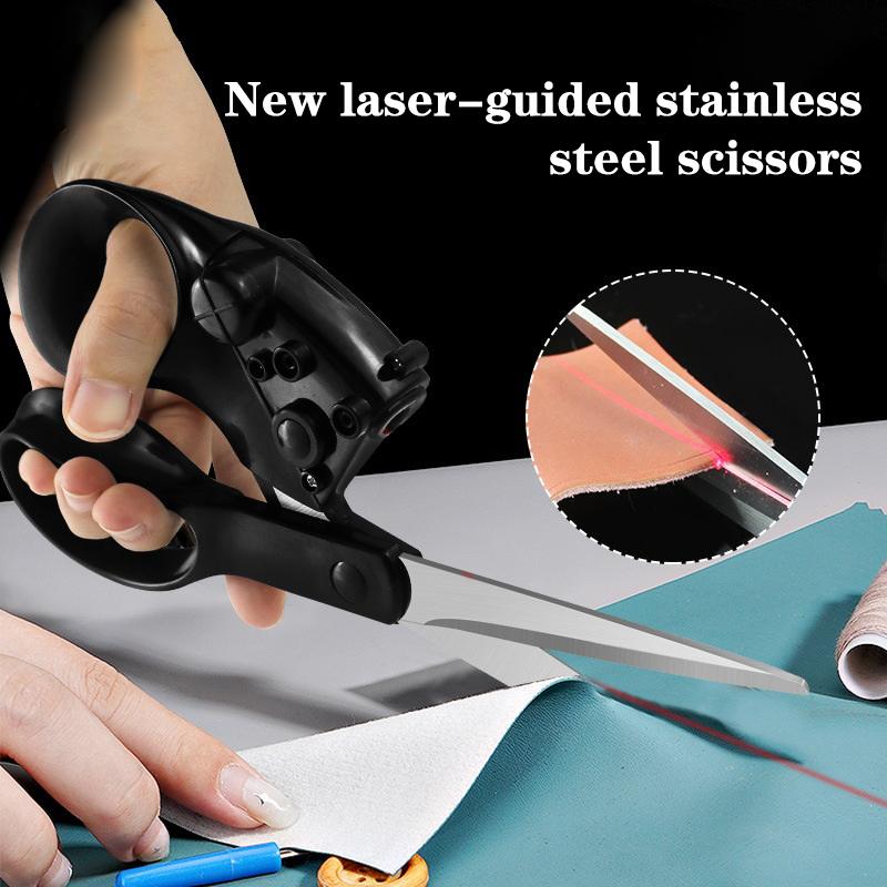 Professional Laser Guided Stainless Steel Scissors For Home Crafts Fabric Sewing Scissors Straight Cut Quick Cutting
Professional Laser Guided Stainless Steel Scissors For Home Crafts Fabric Sewing Scissors Straight Cut Quick Cutting