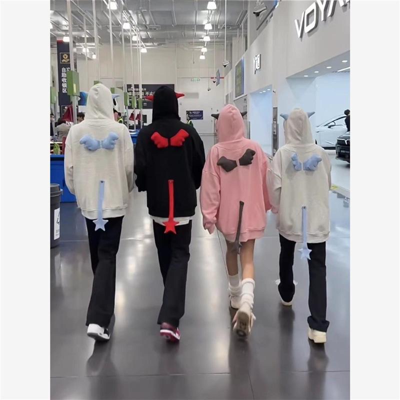 Cute Quirky Spider Hoodie: Women s Autumn/Winter Velvet-Lined Zipper Cardigan, National Tide American Hip-Hop Style S (for 80-95 jin)
Cute Quirky Spider Hoodie: Women s Autumn/Winter Velvet-Lined Zipper Cardigan, National Tide American Hip-Hop Style S (for 80-95 jin)