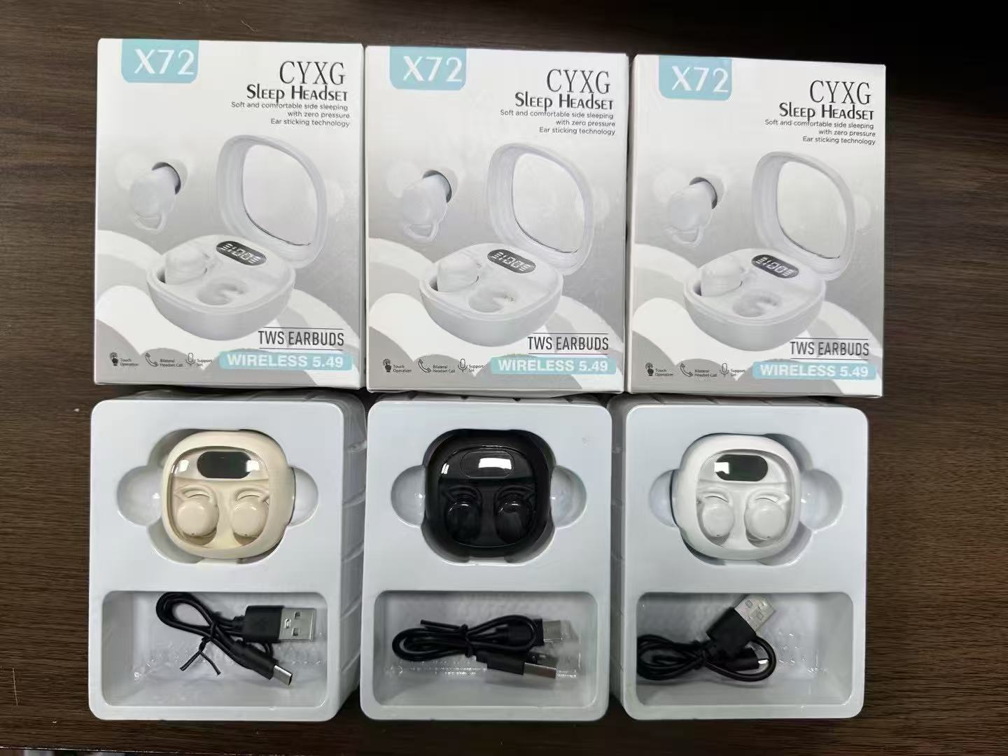 X72 Sleep Headphones In-Ear Sleeping Sensory Mini Bluetooth Headphones HD Digital Display Ultra Long Battery Life OWS Headphones
X72 Sleep Headphones In-Ear Sleeping Sensory Mini Bluetooth Headphones HD Digital Display Ultra Long Battery Life OWS Headphones