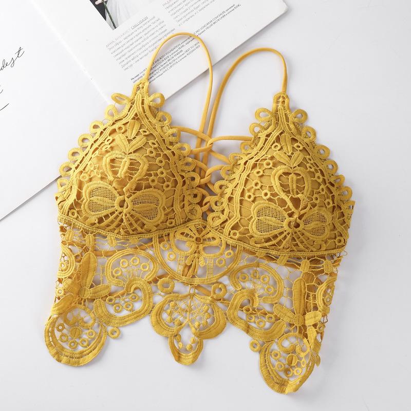 2023 Summer Trendy Women s Tie-up Lace Camisole with Subtle Design One Size (80–130 jin) жовтий
2023 Summer Trendy Women s Tie-up Lace Camisole with Subtle Design One Size (80–130 jin) жовтий