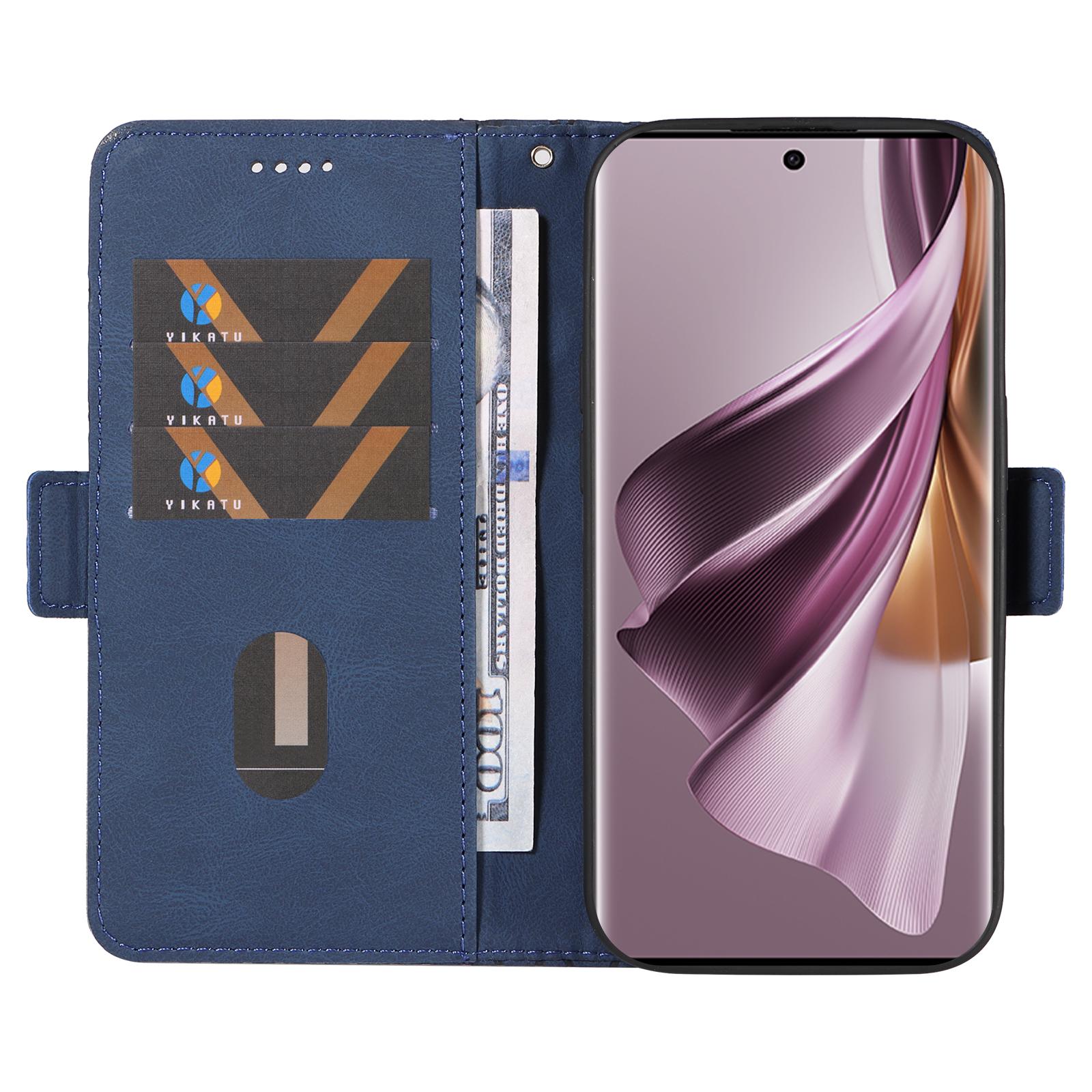 For Oppo Reno10 5G (Global)/Reno10 Pro 5G (Global) Splicing Wallet Phone Case Rhombus Imprinted Leather Stand Cover Blue 
For Oppo Reno10 5G (Global)/Reno10 Pro 5G (Global) Splicing Wallet Phone Case Rhombus Imprinted Leather Stand Cover Blue