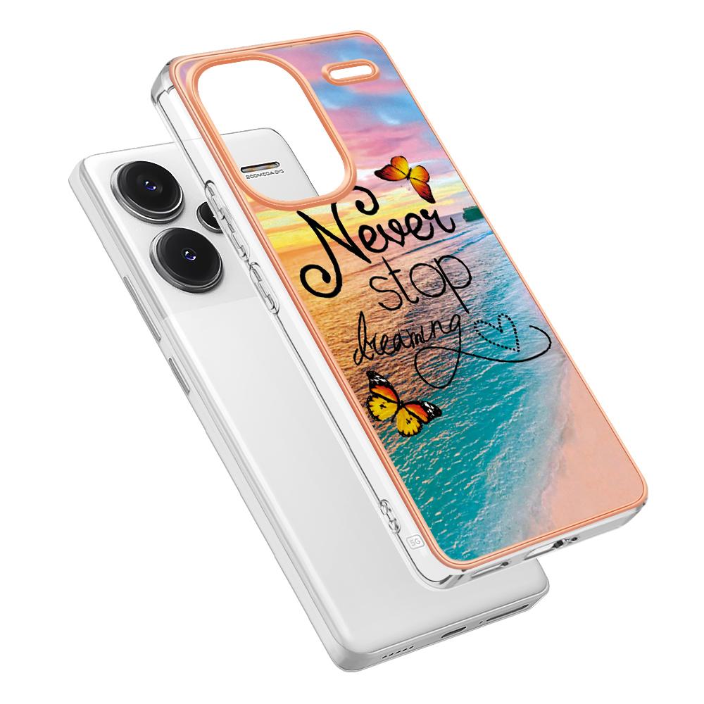 For Xiaomi Redmi Note 13 Pro+ 5G Case with IMD Marble Flower Pattern TPU Mobile Back Cover Purple Flower
For Xiaomi Redmi Note 13 Pro+ 5G Case with IMD Marble Flower Pattern TPU Mobile Back Cover Purple Flower