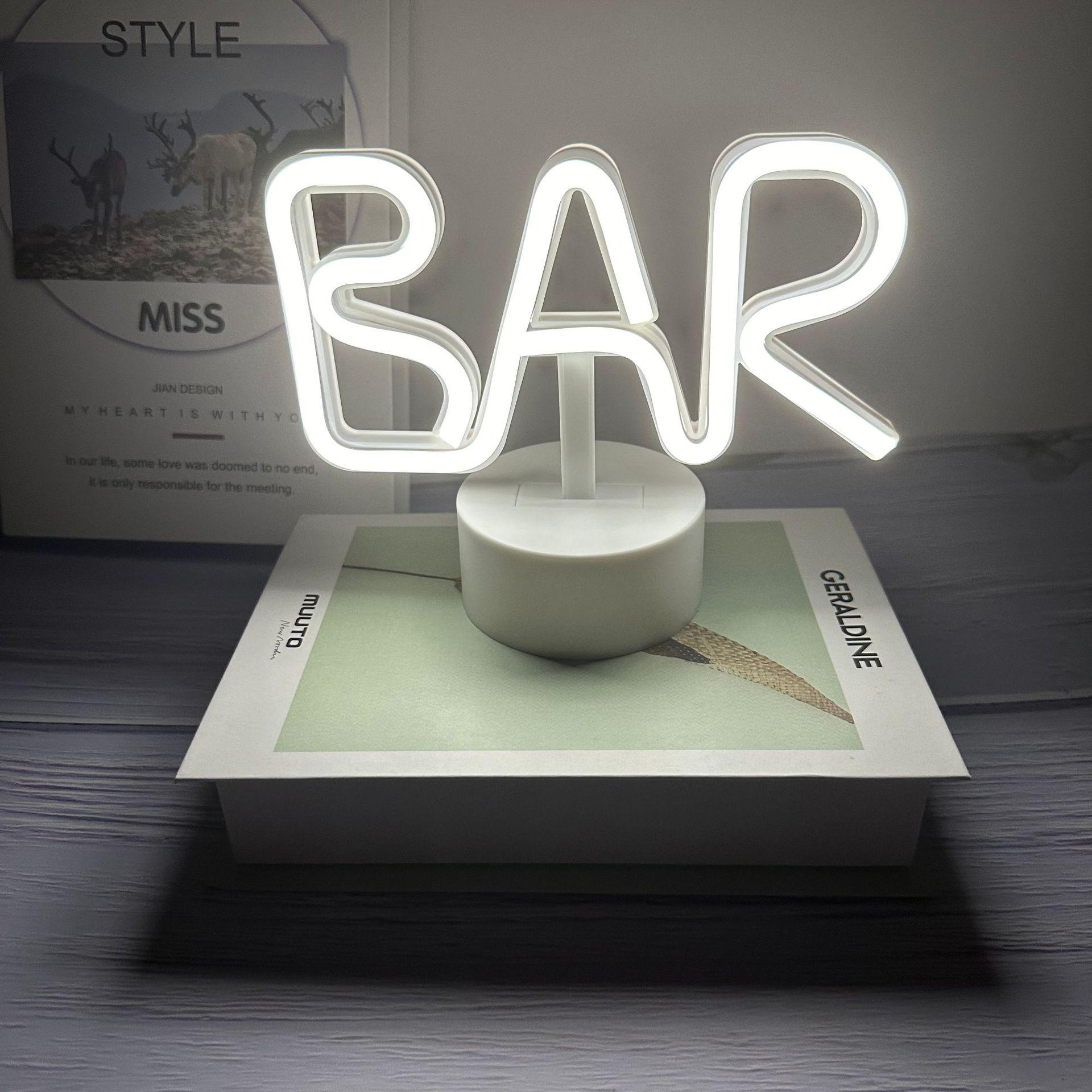 Романтичні неонові світлодіодні декоративні настільні лампи - у стилі інс 3V
Романтичні неонові світлодіодні декоративні настільні лампи - у стилі інс 3V