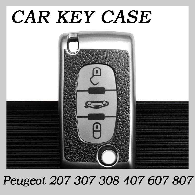 New Fashion Car Key Case Cover For Peugeot 207 307 308 407 607 807 Protected Keychain Fob 2 buttons
New Fashion Car Key Case Cover For Peugeot 207 307 308 407 607 807 Protected Keychain Fob 2 buttons