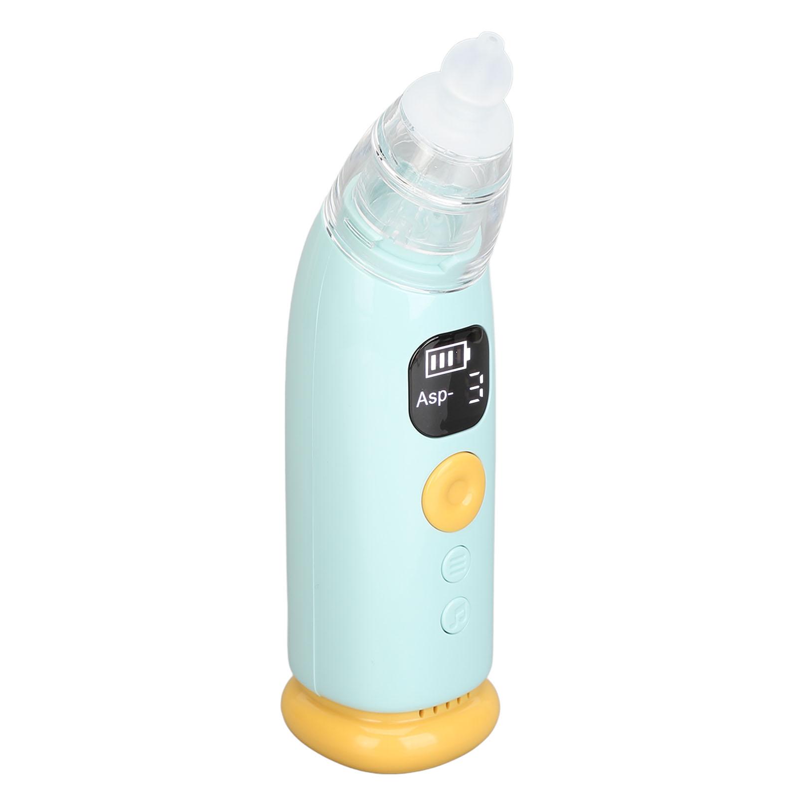 Infant Nasal Aspirator 3 Suction Levels Silicone Tip Baby Nose Care Machine with Soothe Music Light
Infant Nasal Aspirator 3 Suction Levels Silicone Tip Baby Nose Care Machine with Soothe Music Light