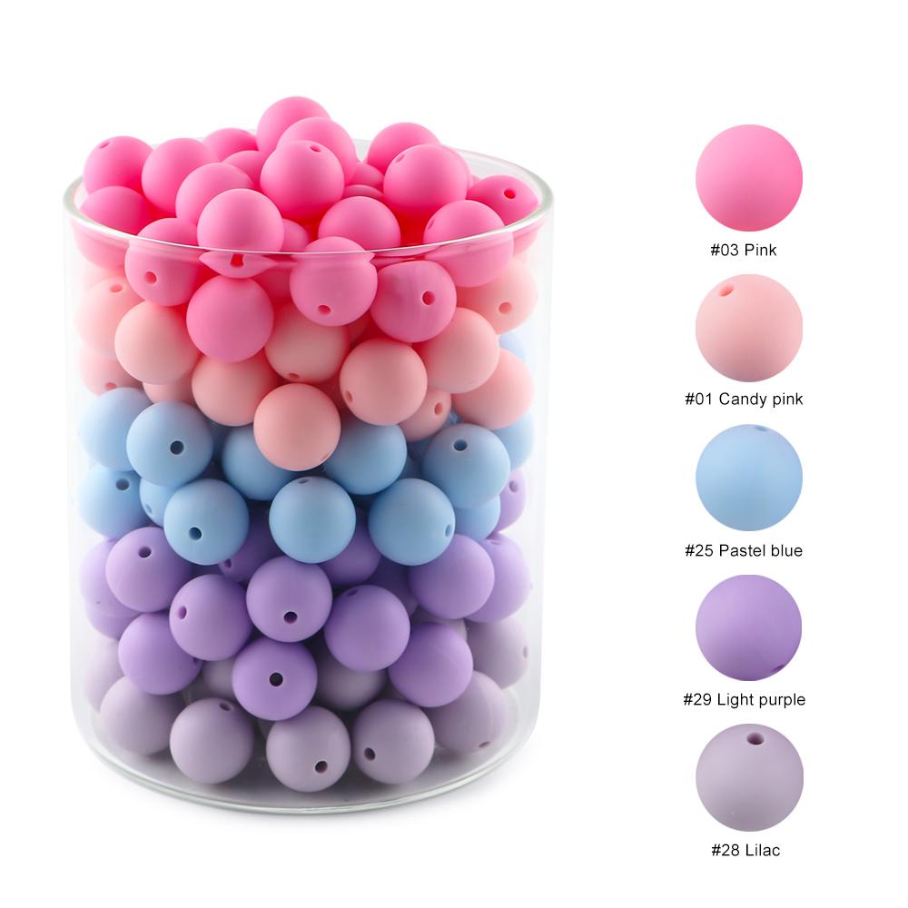 Kovict 20/30Pcs/Lot 15/19mm Round Silicone Beads Pearl Loose Beads For Bracelets DIY Jewelry Making Handmade Accessories 30pcs x 15mm
Kovict 20/30Pcs/Lot 15/19mm Round Silicone Beads Pearl Loose Beads For Bracelets DIY Jewelry Making Handmade Accessories 30pcs x 15mm