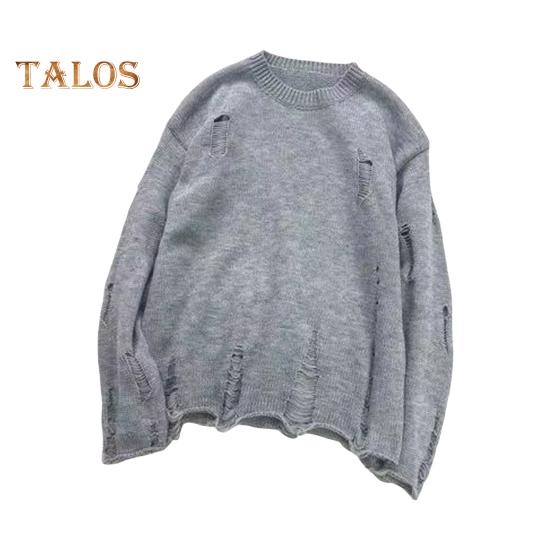 Мужской свитер осень-зима с рваными отверстиями, однотонный, круглый вырез, вязаный ретро-японский стиль, средней длины, свободный, с длинным рукавом, мягкий, теплый, мужской свитер XXL светло-серый
Мужской свитер осень-зима с рваными отверстиями, однотонный, круглый вырез, вязаный ретро-японский стиль, средней длины, свободный, с длинным рукавом, мягкий, теплый, мужской свитер XXL светло-серый