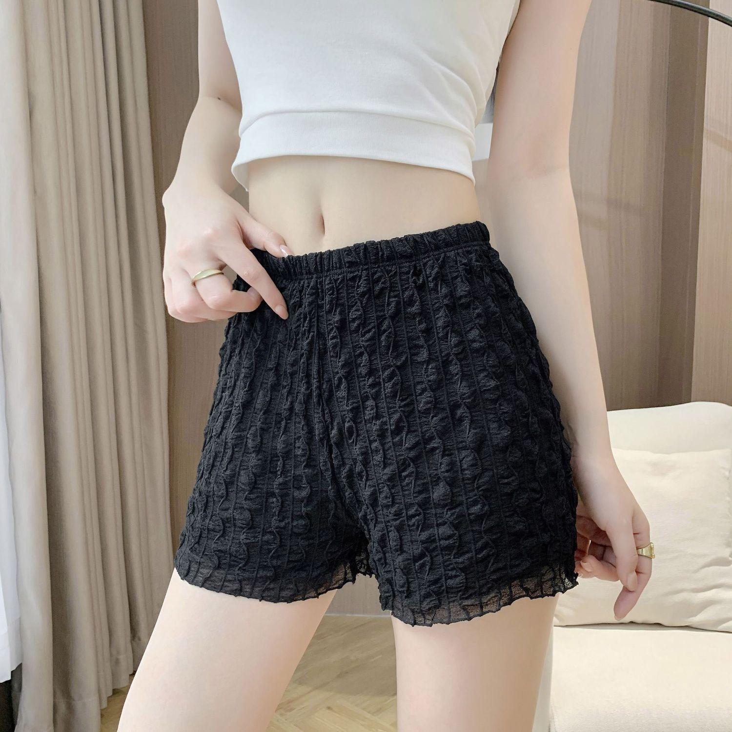 Защитные брюки из пузырчатой марли с кружевной вышивкой, нижние брюки, антибликовые женские японские защитные брюки, свободные шорты one size чёрный
Защитные брюки из пузырчатой марли с кружевной вышивкой, нижние брюки, антибликовые женские японские защитные брюки, свободные шорты one size чёрный