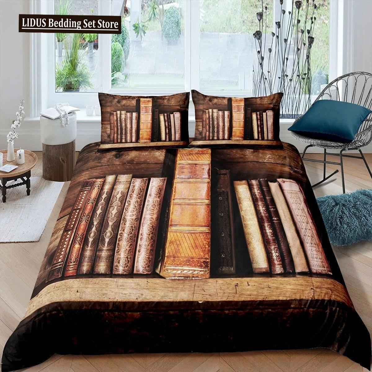 Books Lovers Gift Duvet Cover Collection Full SizeReaders And Literary Lover Bedding CollectionsVintage Librarians Bookshelf Comforter Cover 70x133cm 2pcs
Books Lovers Gift Duvet Cover Collection Full SizeReaders And Literary Lover Bedding CollectionsVintage Librarians Bookshelf Comforter Cover 70x133cm 2pcs
