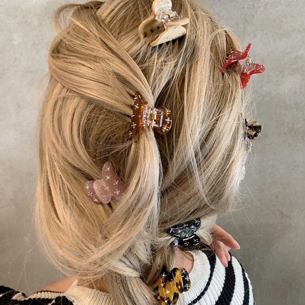 Crystal Acetate Hairpin Acetic Acid Mini Hair Claw Personalized Rhinestone Hair Clip Female Style 8
Crystal Acetate Hairpin Acetic Acid Mini Hair Claw Personalized Rhinestone Hair Clip Female Style 8