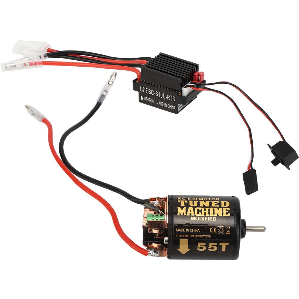 RC модель автомобіля Універсальний 540 щітковий двигун з 320A щіткою ESC RC запчастини аксесуари 55T
RC модель автомобіля Універсальний 540 щітковий двигун з 320A щіткою ESC RC запчастини аксесуари 55T