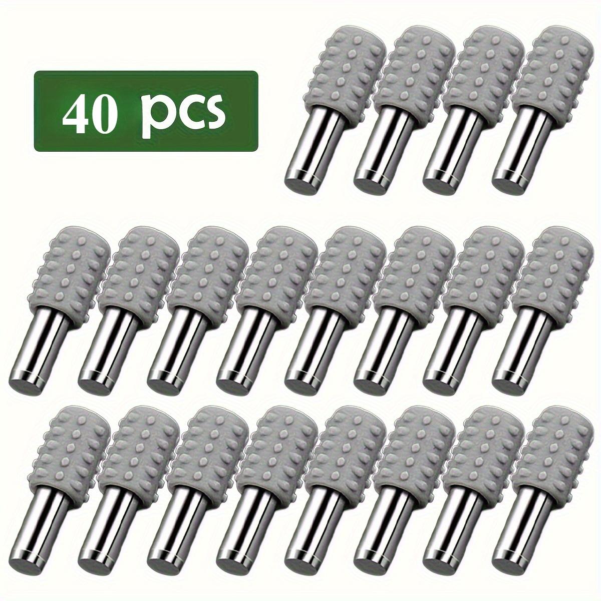 Durable Plastic & Metal Shelf Support Pins with Anti-Slip Rubber Sleeves - Ideal for Wood & Glass Laminates, Wardrobe Partitions 40PCS
Durable Plastic & Metal Shelf Support Pins with Anti-Slip Rubber Sleeves - Ideal for Wood & Glass Laminates, Wardrobe Partitions 40PCS