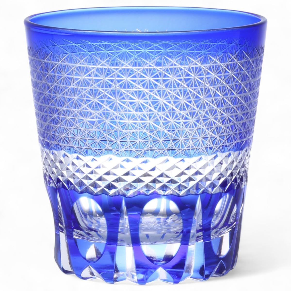 Mizukage Kiriko Glass Cup 260cc Sashiko Blue Bisho Current Model J-kitchens 85xH90mm
Mizukage Kiriko Glass Cup 260cc Sashiko Blue Bisho Current Model J-kitchens 85xH90mm