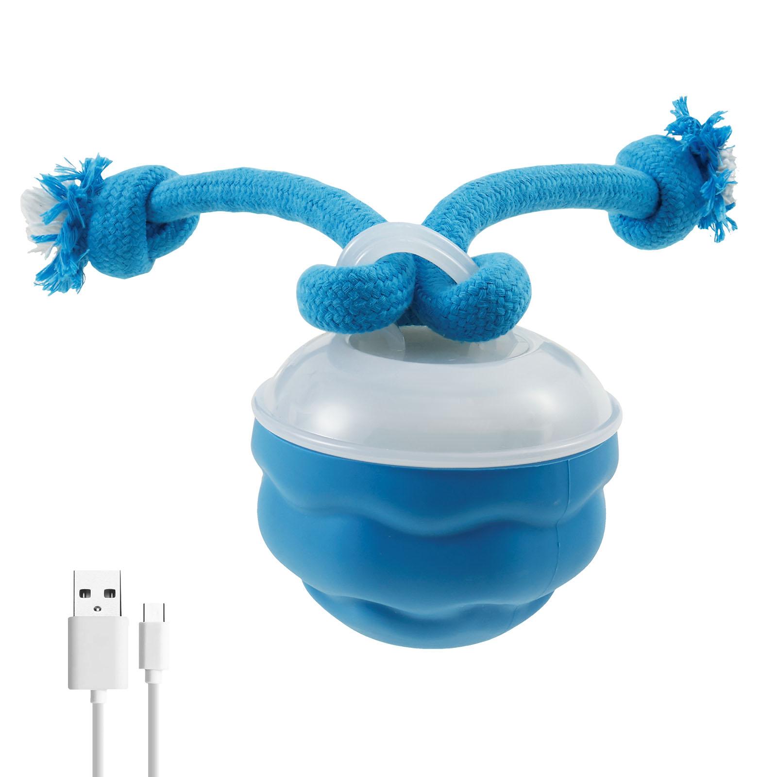 Интерактивная игрушка для собаки с веревкой, активируемая прикосновением, движущаяся игрушка-собака, 3 режима, активный катящийся мяч, сверхпрочный предмет для интерактивной игры с питомцем синий
Интерактивная игрушка для собаки с веревкой, активируемая прикосновением, движущаяся игрушка-собака, 3 режима, активный катящийся мяч, сверхпрочный предмет для интерактивной игры с питомцем синий