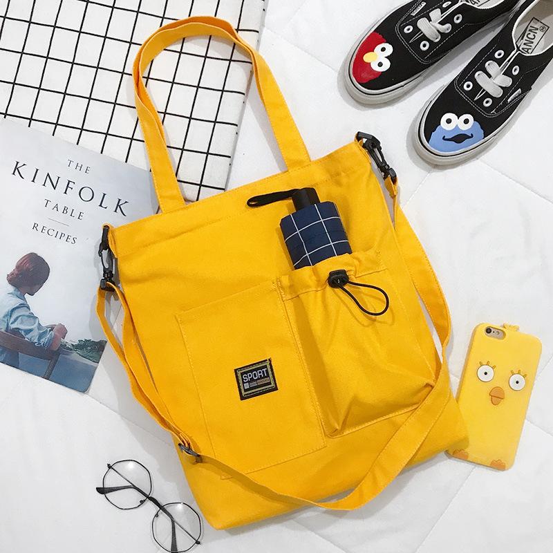 Женская сумка из холста для девочек, сумка через плечо жёлтый
Женская сумка из холста для девочек, сумка через плечо жёлтый