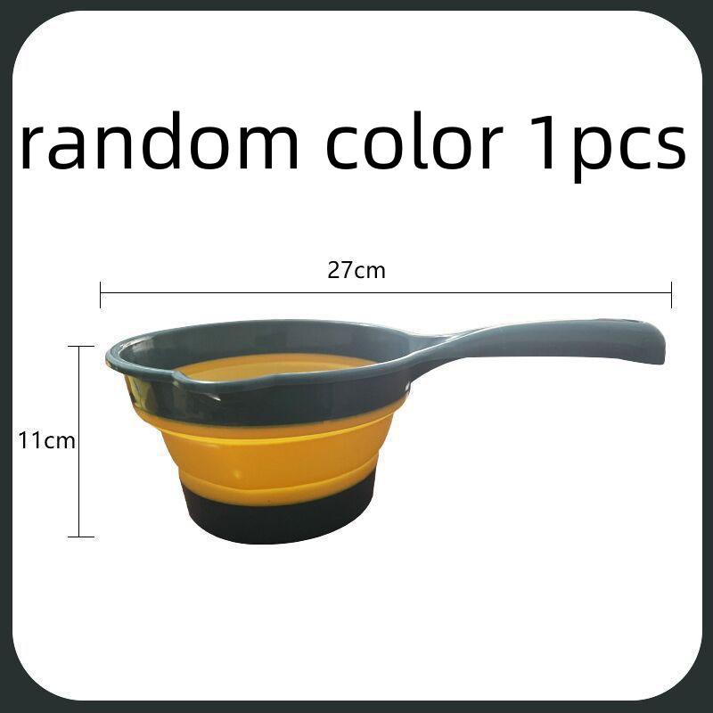 Fold Water Scoop Long Handle Thickening Plastic Ladle Fruit Vegetable Washing Scoop Home Kitchen Tools Camping Water Scoops color random
Fold Water Scoop Long Handle Thickening Plastic Ladle Fruit Vegetable Washing Scoop Home Kitchen Tools Camping Water Scoops color random