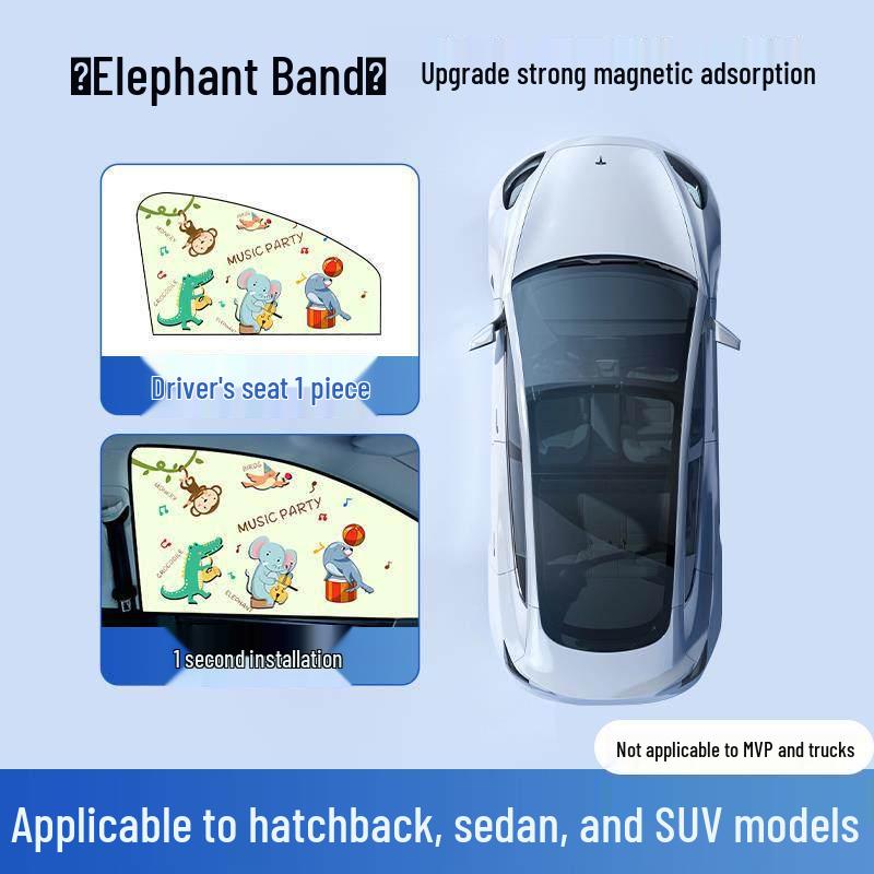 Magnetic Car Sunshade: Heat Insulation, Sun Protection, Privacy Curtain for Side Windows
Magnetic Car Sunshade: Heat Insulation, Sun Protection, Privacy Curtain for Side Windows